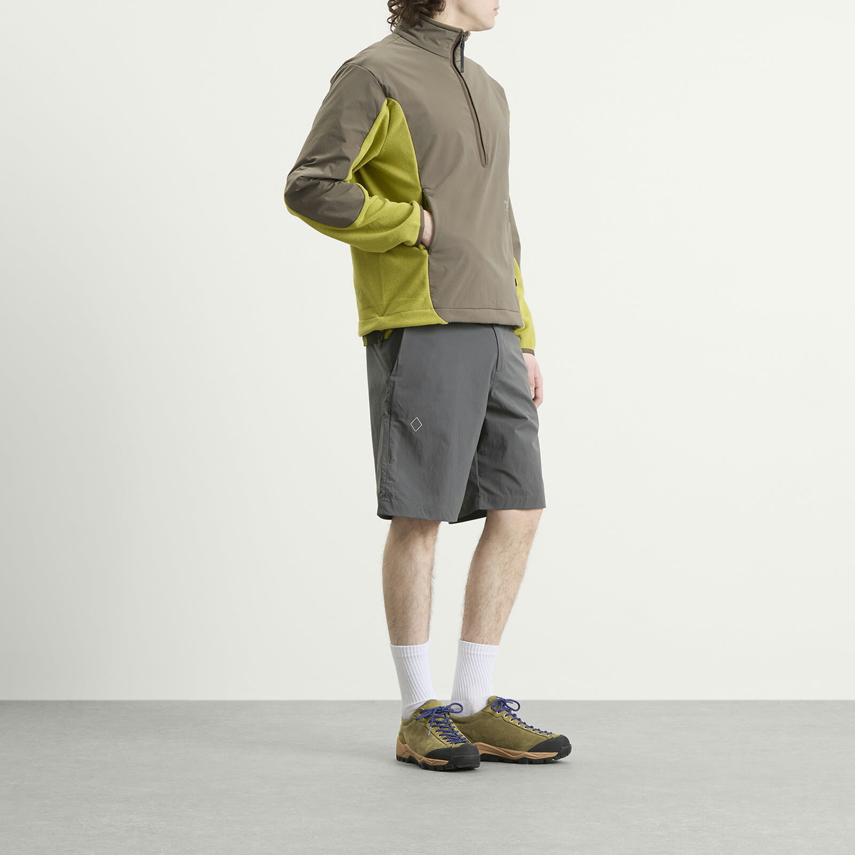 Pas Normal Studios Men's Off-Race Light Tech Shorts in Dark Grey