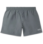 Hugo Boss - Mid-Length Swim Shorts - Gray