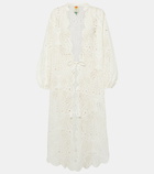 Farm Rio Laise broderie anglaise beach cover-up