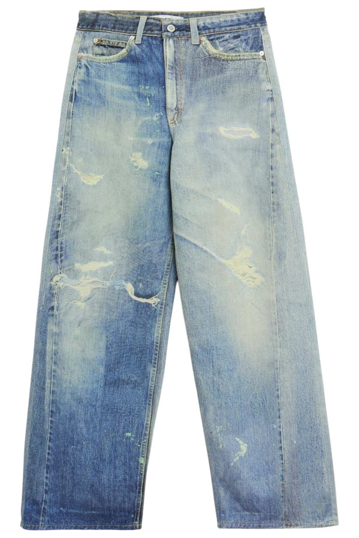 Our Legacy/Straight Pants/34/Denim/MLT/All Over Print/Hanabi
