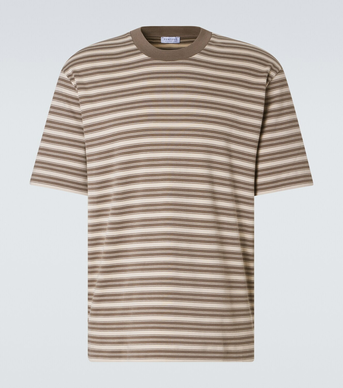Sunspel Striped cotton jersey T-shirt