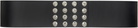 The Attico Black Leather Belt