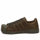 Adidas by AVAVAV Superstar Vacuum Lea Sneaker in Brown