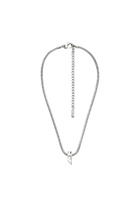 Diesel Stainless Steel Chain Necklace - Necklaces - Unisex - Silver