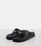 Prada Soft Cage vinyl thong sandals