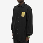 Raf Simons Men's Me Faut Oublier Patch Classic Shirt in Black