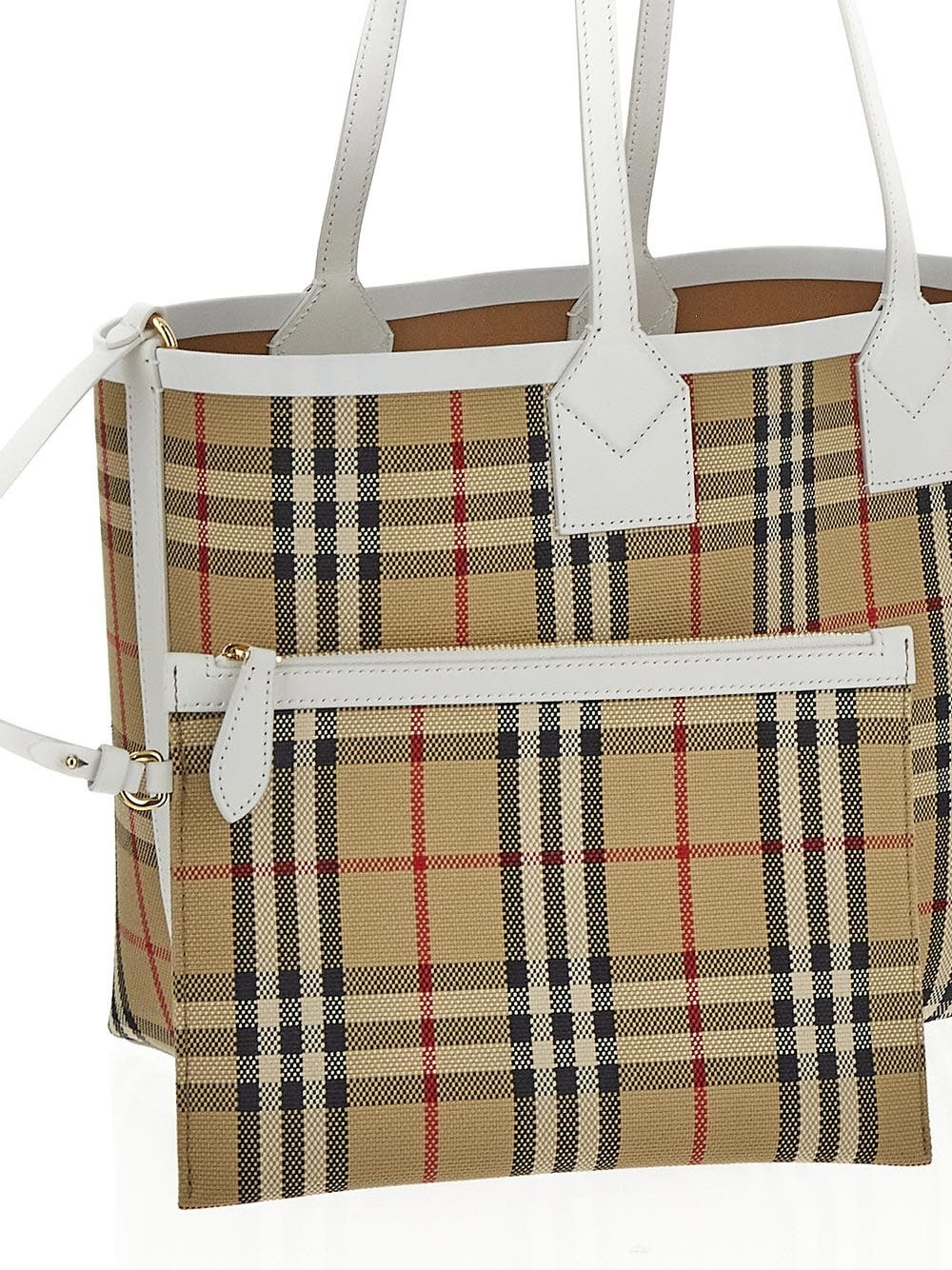 【関税＆送料込み】Burberry London Shopper Bag Burberry Small London Check Tote Bag | Saks Fifth Avenue