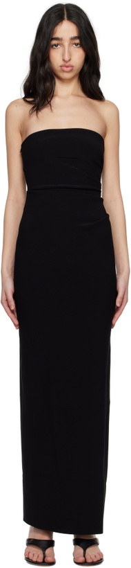 Photo: BEC + BRIDGE Black Reina Strapless Maxi Dress