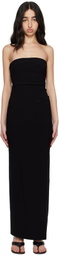 BEC + BRIDGE Black Reina Strapless Maxi Dress