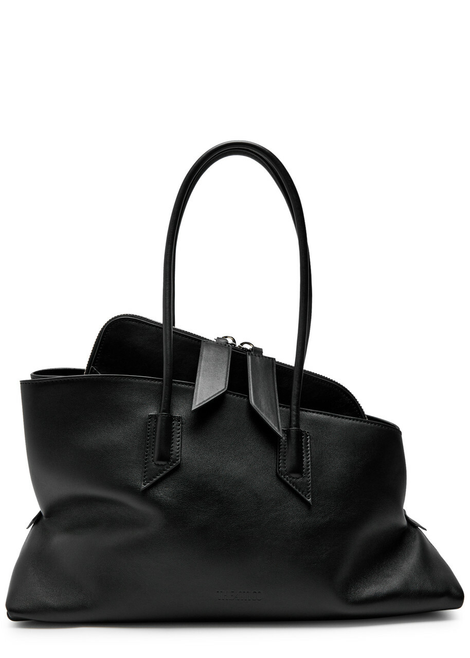 THE ATTICO - Sunrise Leather Shoulder Bag The Attico