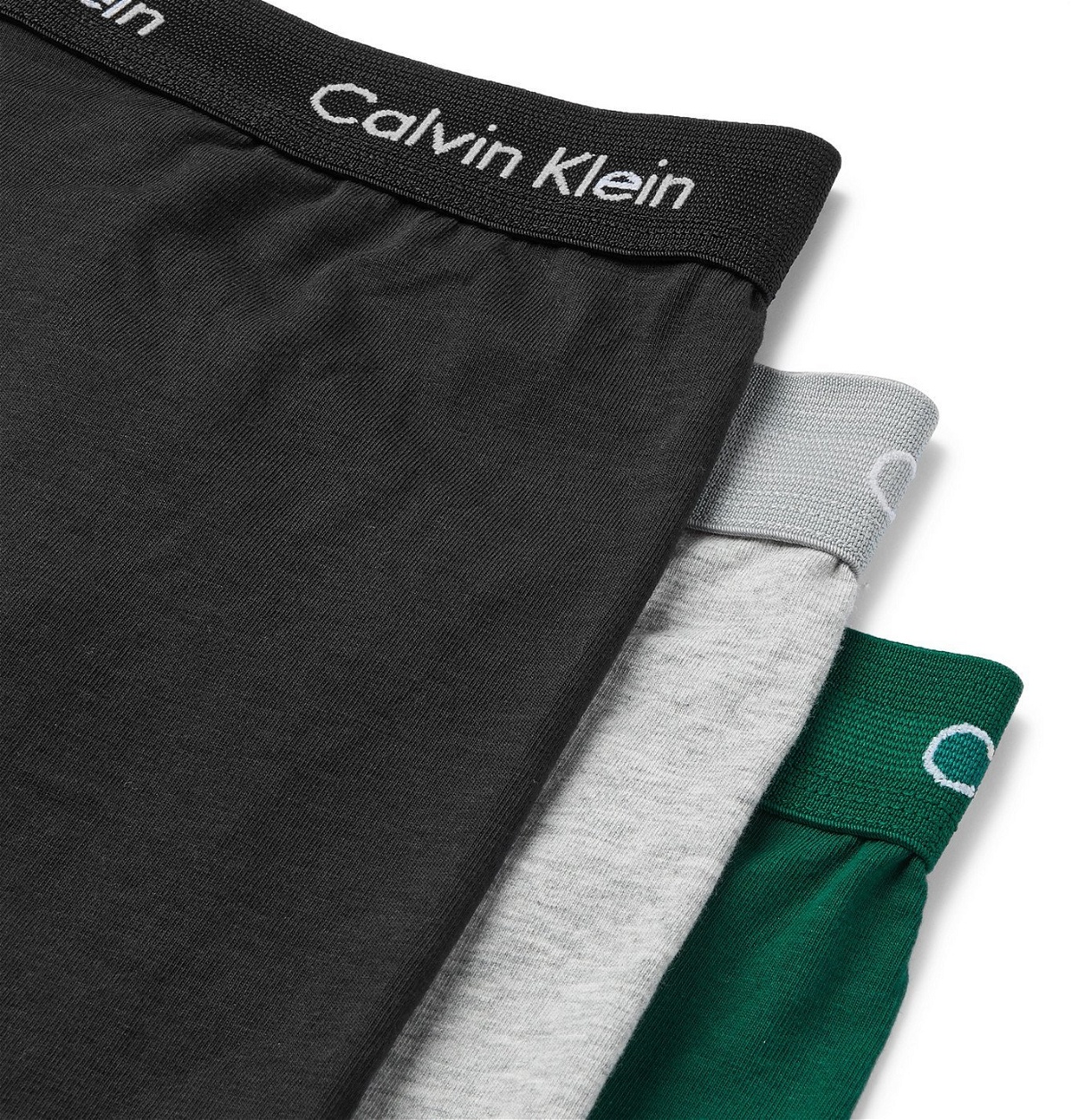 Buy Calvin Klein Black Steel Boxer Briefs, Set of Three in Cotton for