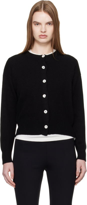 Photo: &Daughter Black Ada Crewneck Cardigan