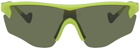 District Vision Green Junya Racer Sunglasses