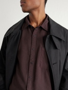 NN07 - Deon 5027 LENZING™ ECOVERO™ Twill Shirt - Brown