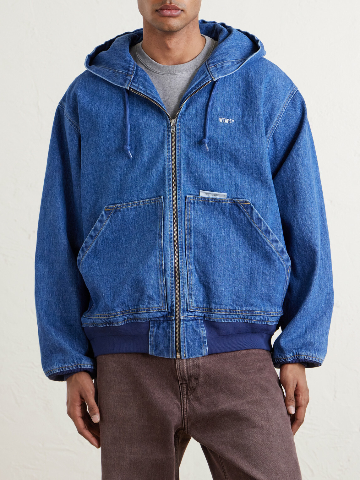 WTAPS - D00M Denim Hooded Jacket - Blue