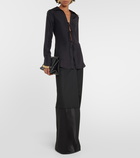 Victoria Beckham Tie-front silk blouse