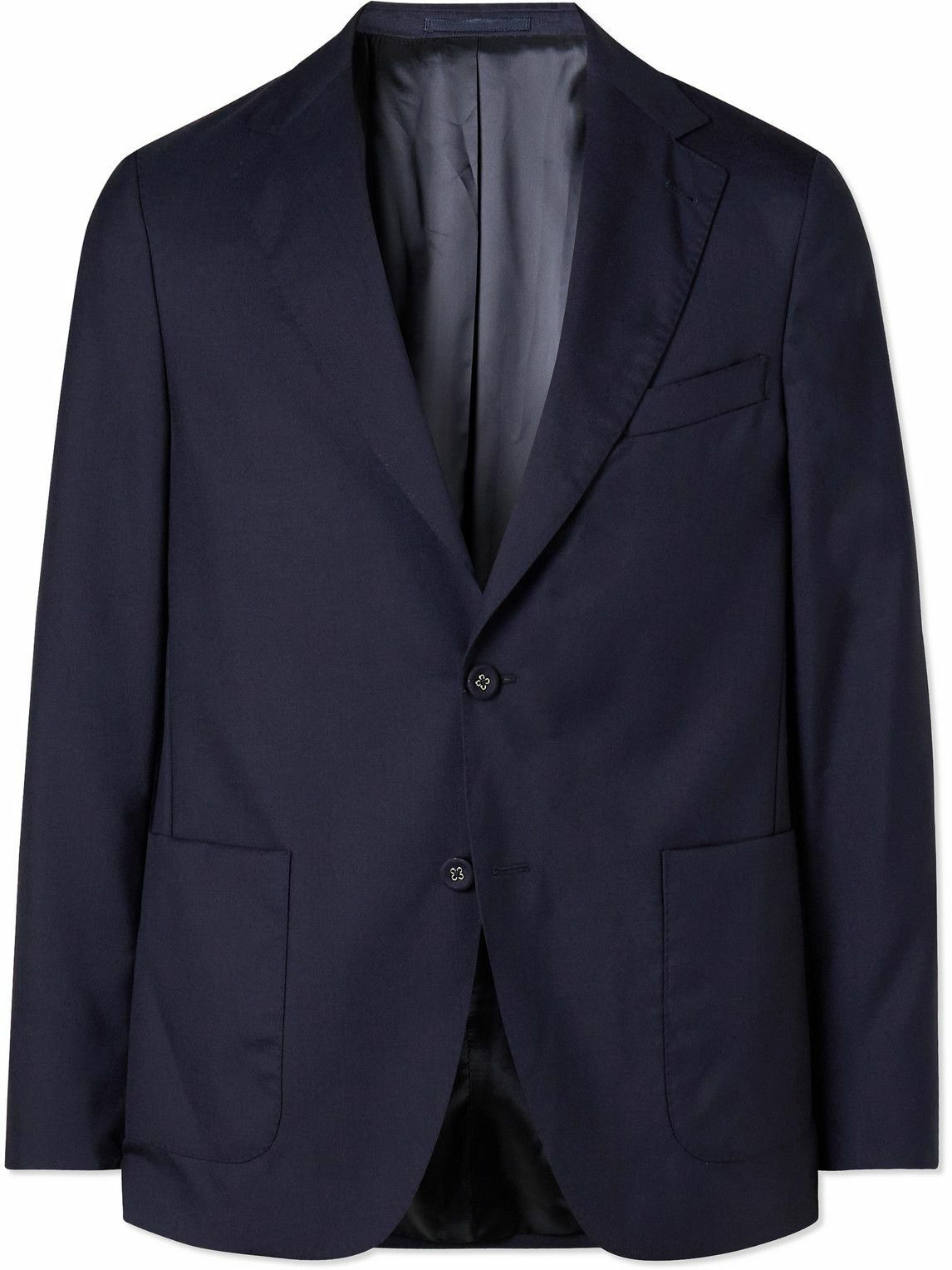 Photo: Officine Générale - Arthus Wool Suit Jacket - Blue