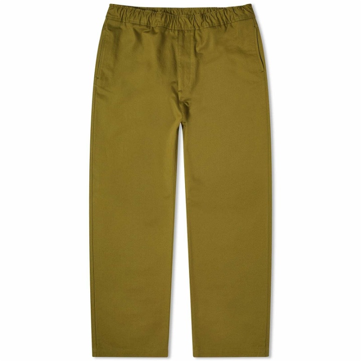 Photo: Moncler Men's Cotton Drawstring Trouser in Green