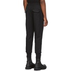 D.Gnak by Kang.D Black Multi Stitch Trousers