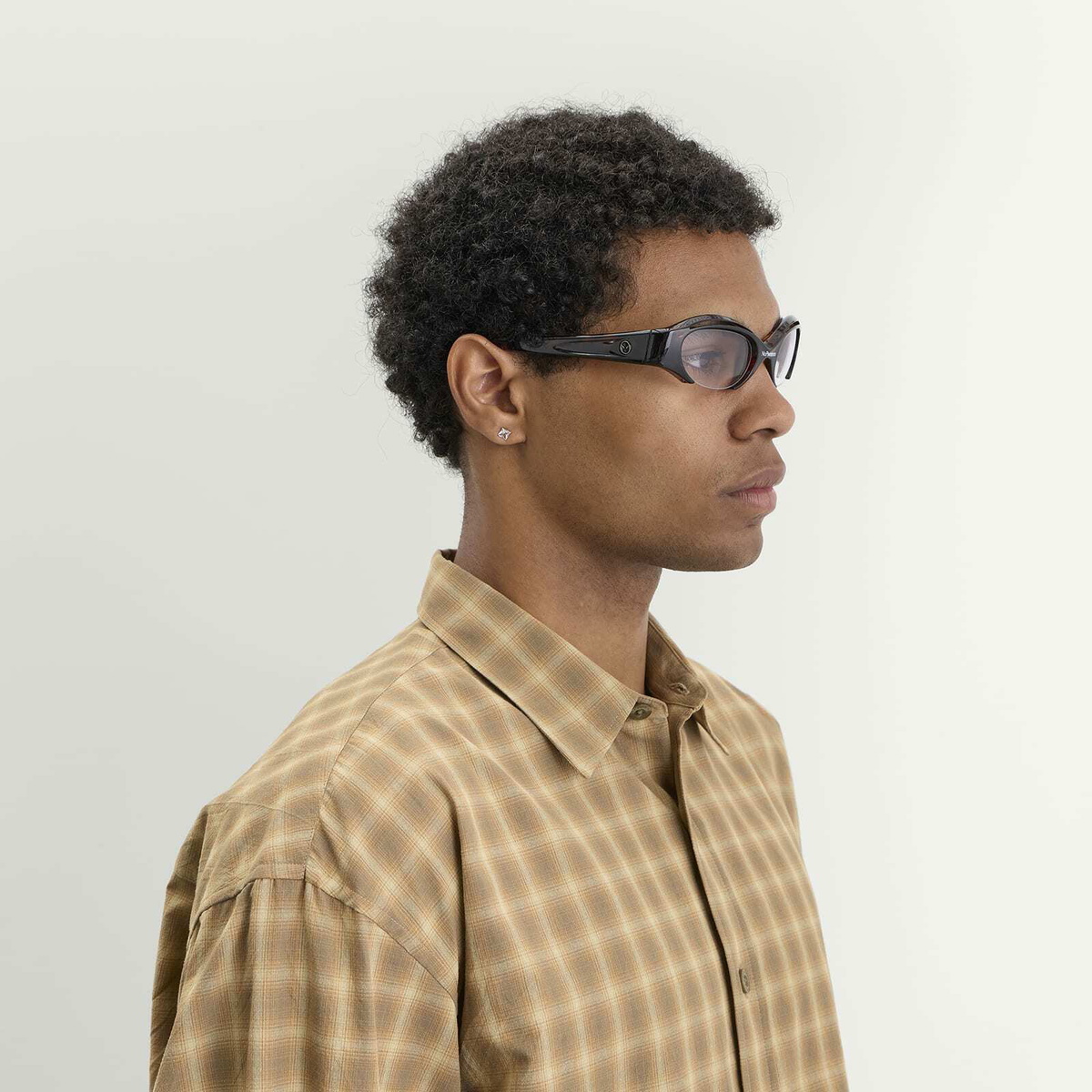 Le Specs x No Problemo Cyborg Sunglasses in Tortoiseshell/Light Smoke 