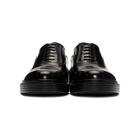 Giorgio Armani Black Vintage-Style Oxfords