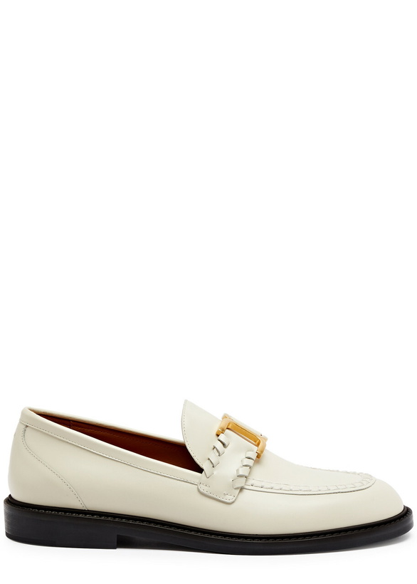 Photo: Chloe Marcie Leather Loafers White
