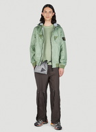 Stone Island - Compass Patch Windbreaker Jacket in Green