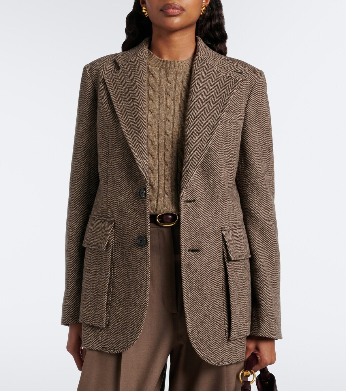 Ralph Lauren Collection Preston II wool-blend tweed blazer