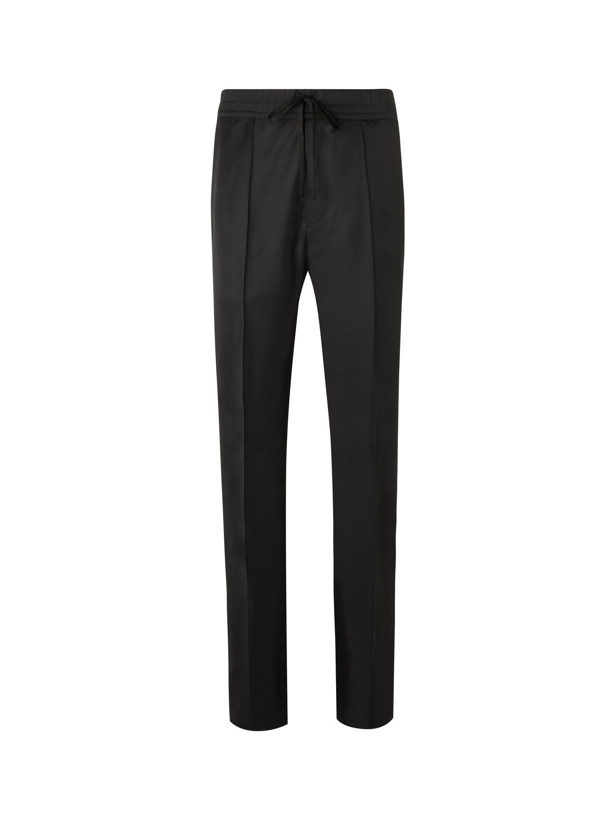 Photo: TOM FORD - Atticus Twill Drawstring Suit Trousers - Black - IT 48