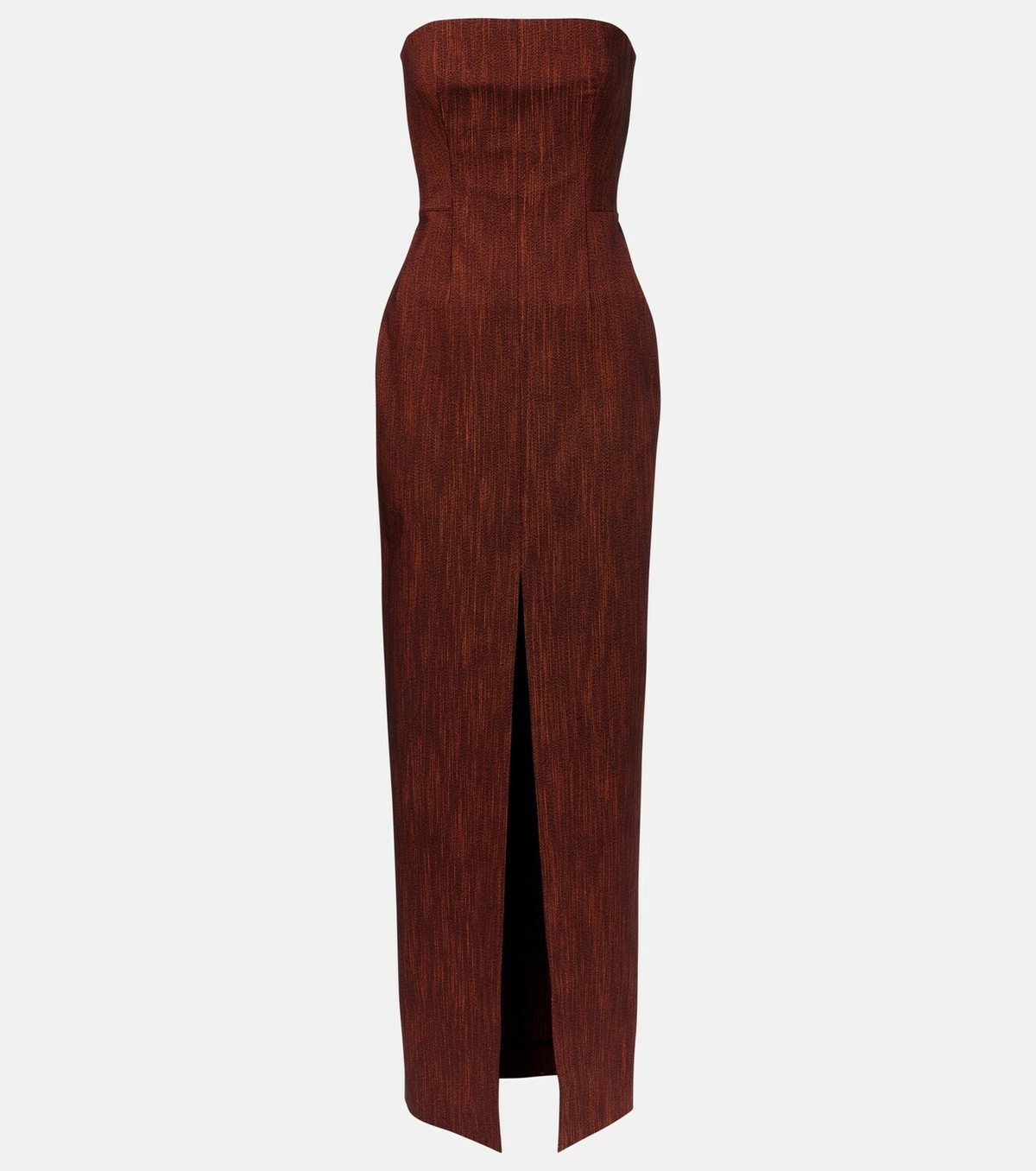 Roksanda Shani wool and cotton bustier gown