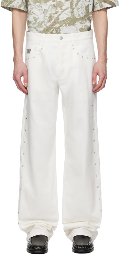 Photo: MISBHV White Star Jeans