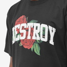 Undercover Men's Destroy Rose T-Shirt in Black