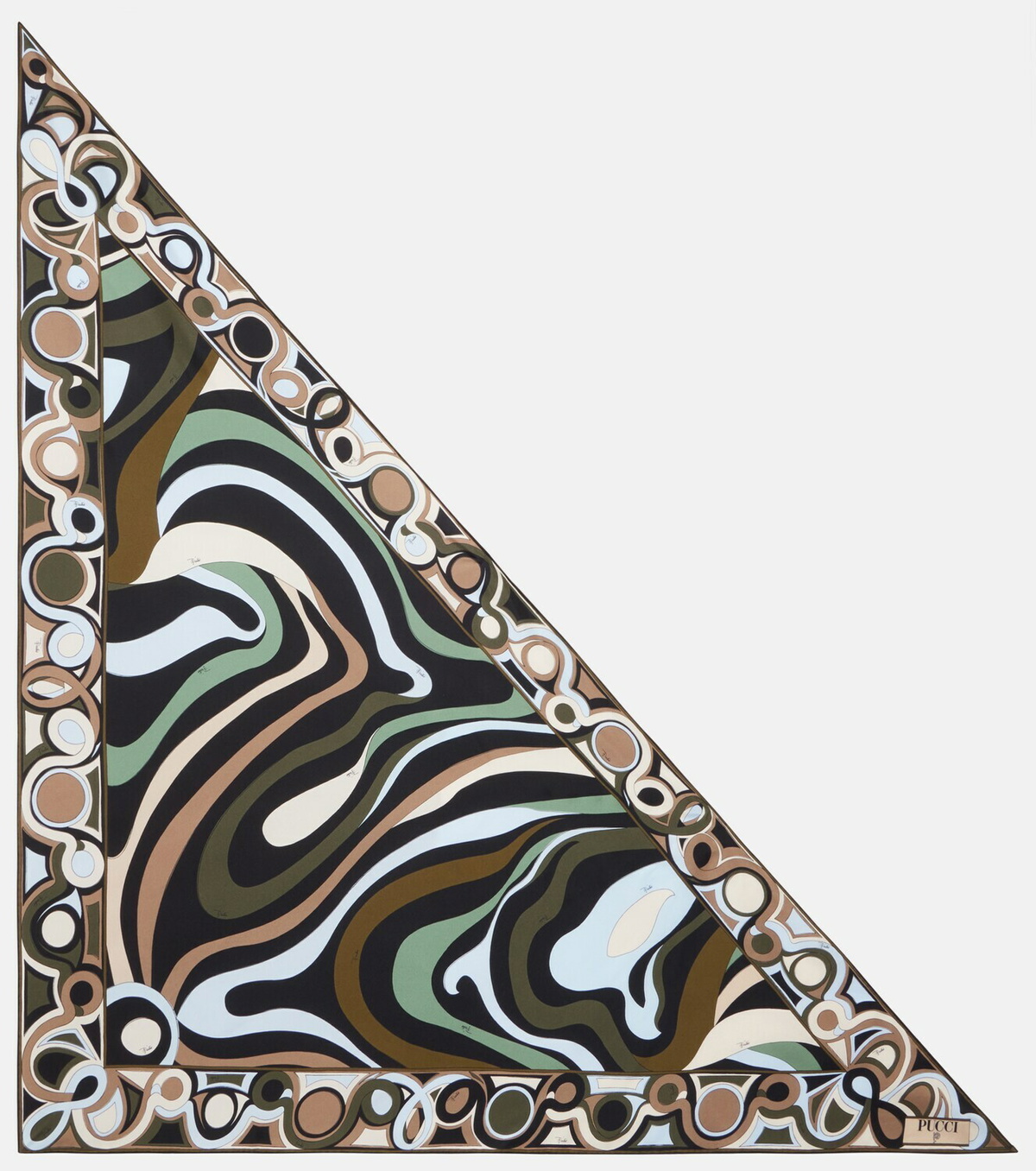 Pucci Marmo silk twill scarf