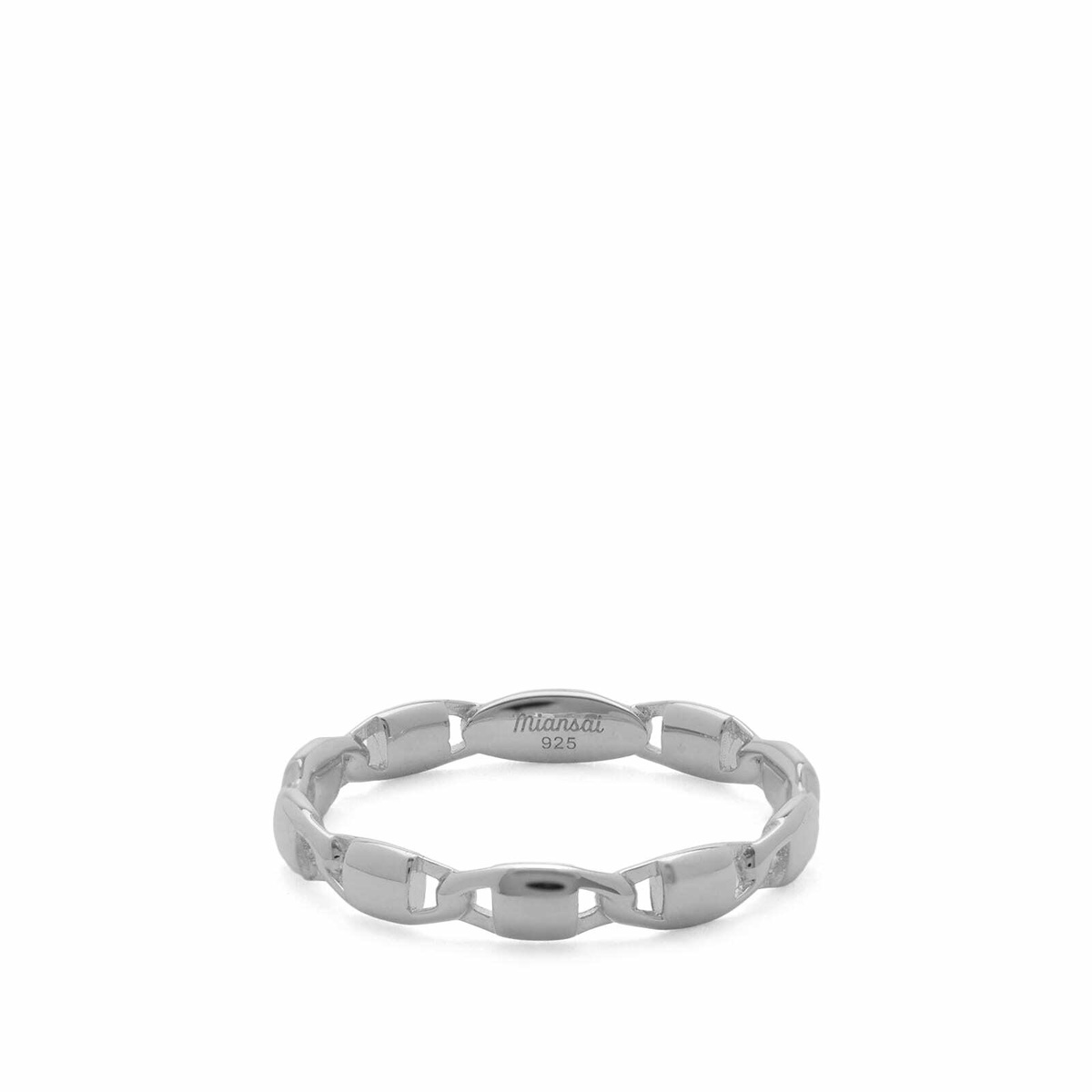 Miansai Men's Ova Ring in Silver