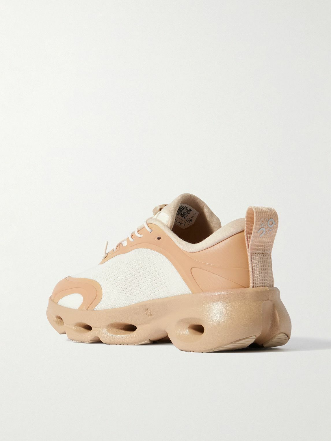LOEWE - ON 8 Cloud Rubber-Trimmed Mesh Sneakers - Brown