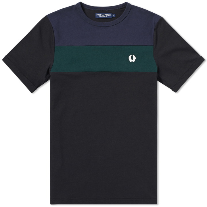Photo: Fred Perry Colour Block Panel Tee