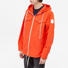 Moncler Men's Carion Hooded Zip Jacket in Orange
