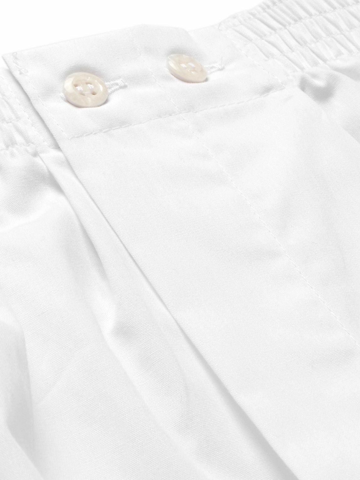 Derek Rose - Cotton Boxer Shorts - White