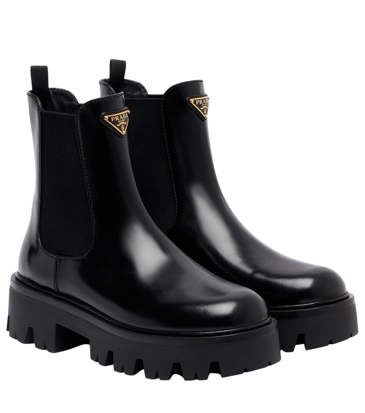 Prada Burgundy Buckle Over-the-Knee Boots Prada