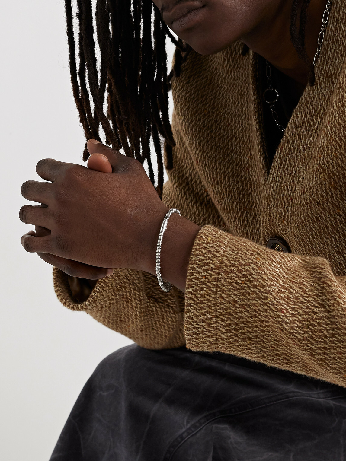 John Hardy - Silver Heishi Beaded Bracelet - Silver