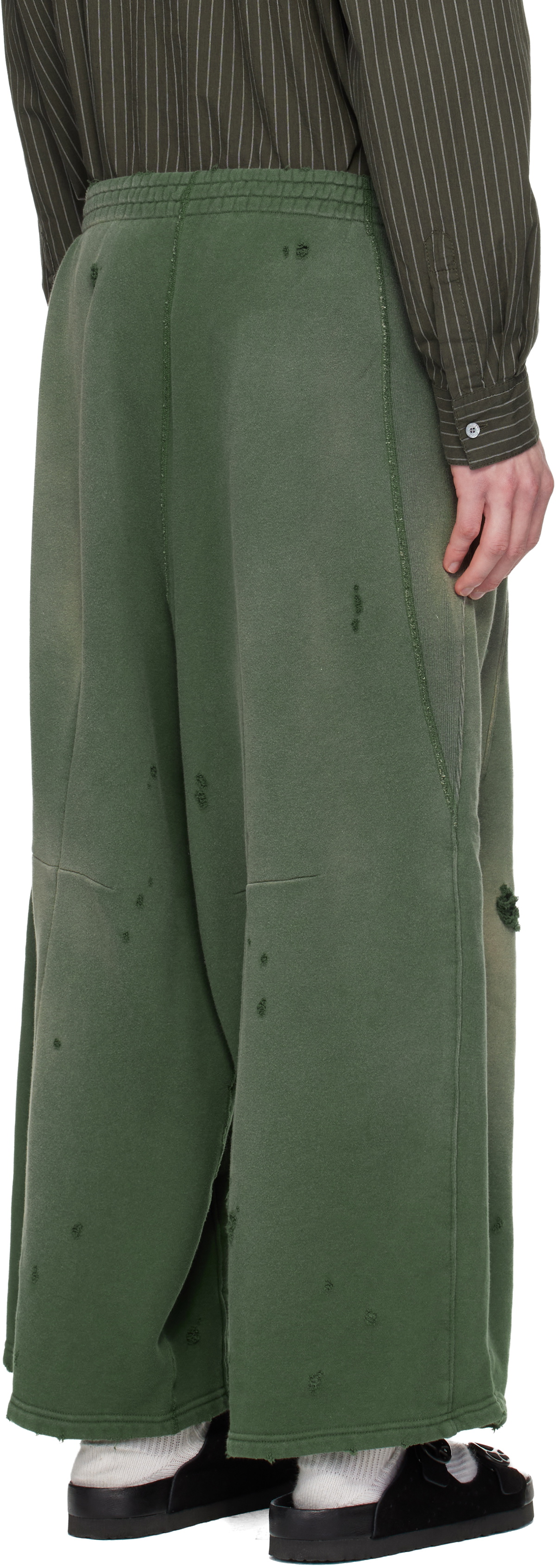NEEDLES Green Darts H.D. Sweatpants
