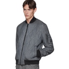 Boss Grey Quilted Top Dyed Jacket