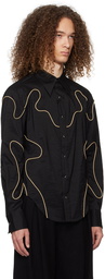 Eckhaus Latta Black Contour Shirt