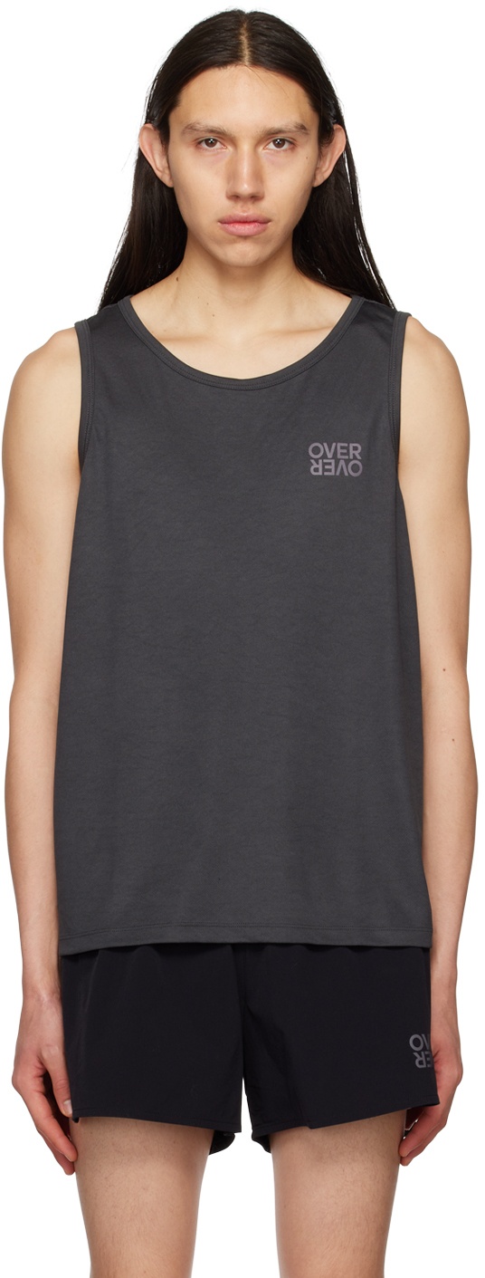 Photo: OVER OVER Gray Sport Tank Top