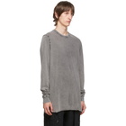 11 by Boris Bidjan Saberi Grey Acid Long Sleeve T-Shirt