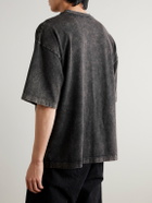 AGOLDE - Portman Oversized Cotton-Jersey T-Shirt - Black