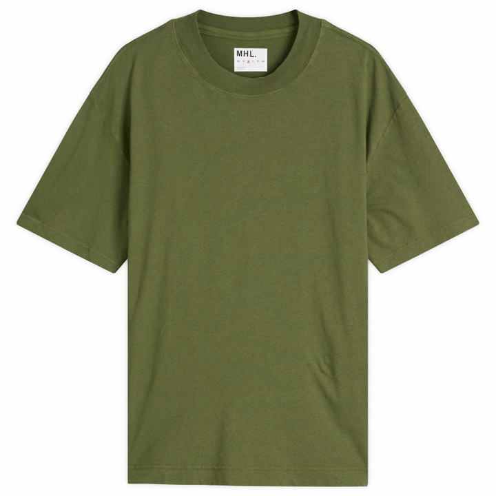 Photo: MHL by Margaret Howell Men's Simple T-Shirt in Grass