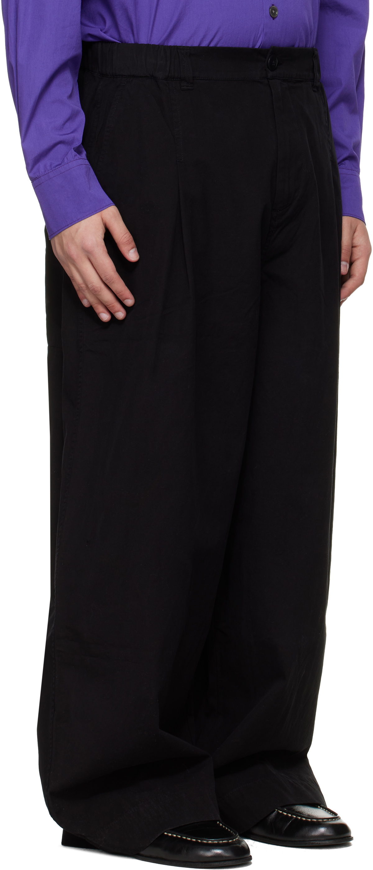 Toogood Black 'The Locksmith' Trousers
