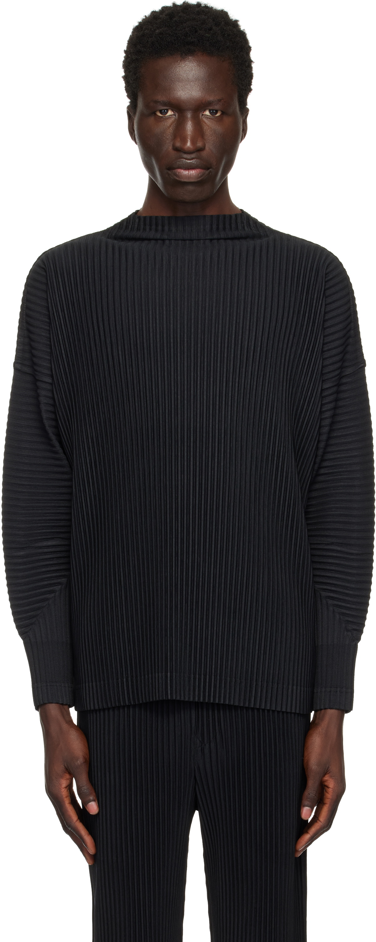 HOMME PLISSÉ ISSEY MIYAKE Black Monthly Color November T-shirt