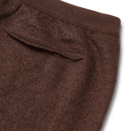Rick Owens - Tapered Boiled Cashmere Sweatpants - Brown